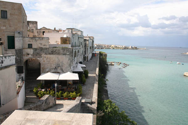 The old town of Otranto which is about 10 minutes from the proje